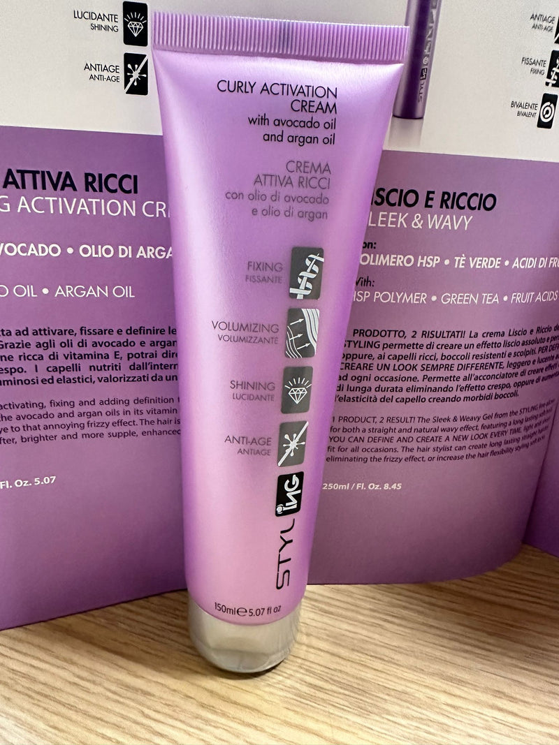 Crema Attiva Ricci con olio di Avocado -Olio di Argan 150 ml